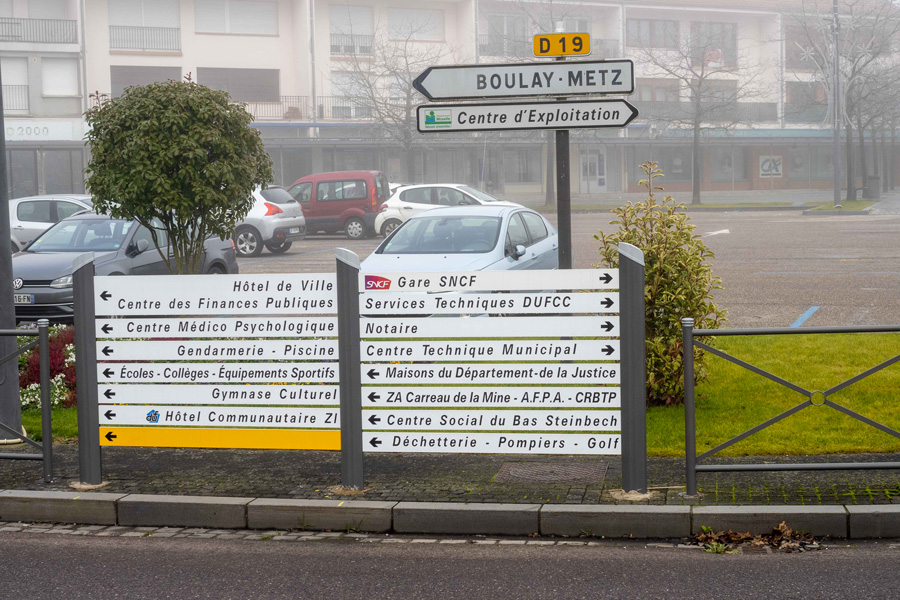 Nouvelle signalétique en centre-ville