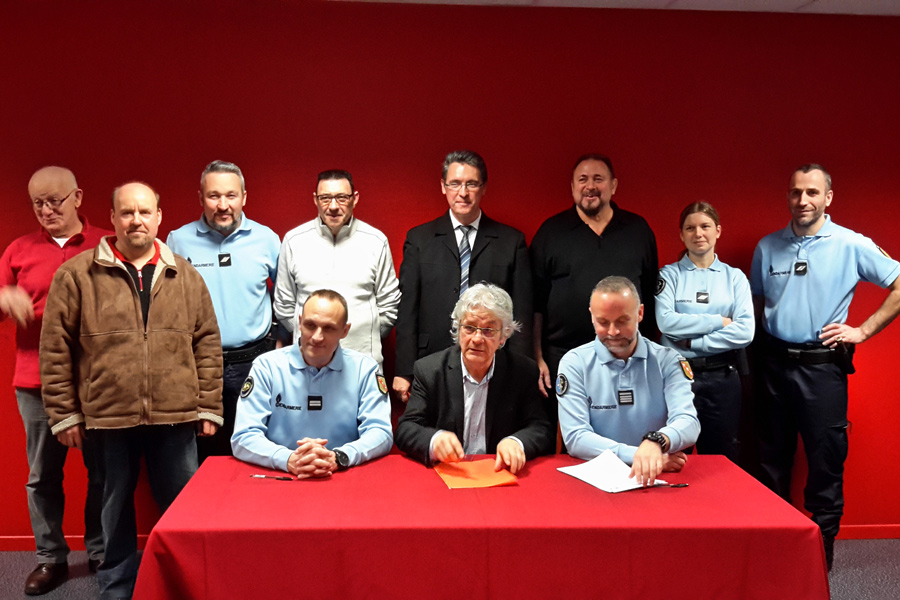 Signature de la convention avec la Gendarmerie